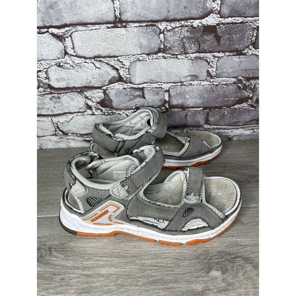 Mephisto Allrounder Lagoona Larmessa Grey Nubuck Textile Strap Sandals Women 10M - Picture 4 of 16